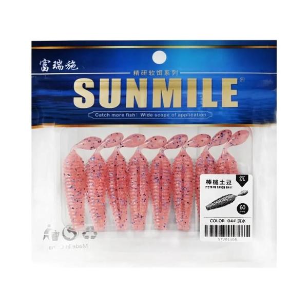 Imagem de Isca de Pesca Sunmile Stick Bait - 6cm, 4,2g, Silicone Shad com Peso