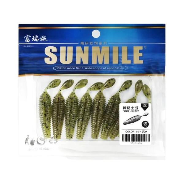 Imagem de Isca de Pesca Sunmile Stick Bait - 6cm, 4,2g, Silicone Shad com Peso