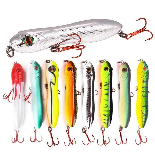 Imagem de Isca de Pesca Topwater 10,5cm 15,6g - Cabeça de Serpente, Lápis, Wobblers e Jigbait