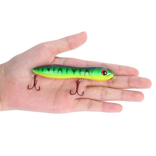 Imagem de Isca de Pesca Topwater 10,5cm 15,6g - Cabeça de Serpente, Lápis, Wobblers e Jigbait