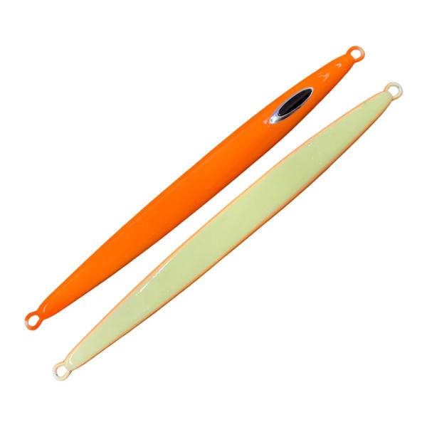 Imagem de Isca De Pescaria Artificial NS Jumping Jig Pita Fishing 100g 14,5cm - Cor Laranjão Glow