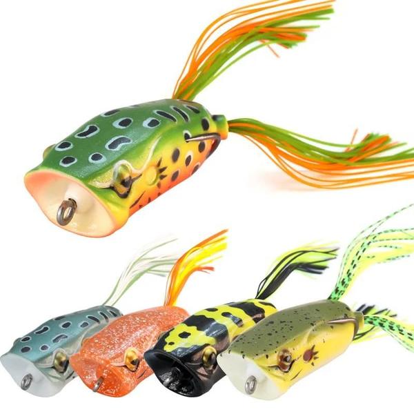 Isca de Sapo Topwater para Pesca - Silicone Durável e Flutuante - Ideal para Pique e Salmão Imagem de Isca de Sapo Topwater para Pesca - Silicone Durável e Flutuante - Ideal para Pique e Salmão