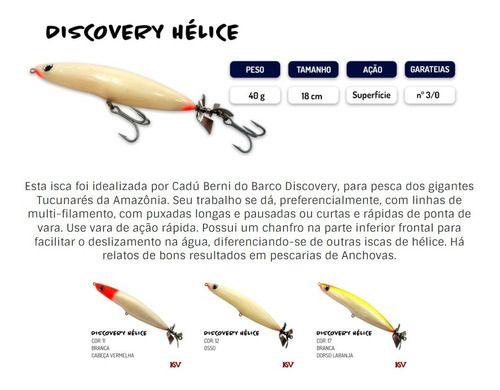 Imagem de Isca Discovery Hélice 18cm da KV Artificial de Superfície