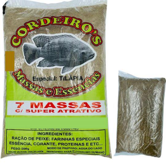 Imagem de Isca em Pó Sabor 7 Massas De Pesca Especial Para Tilapia