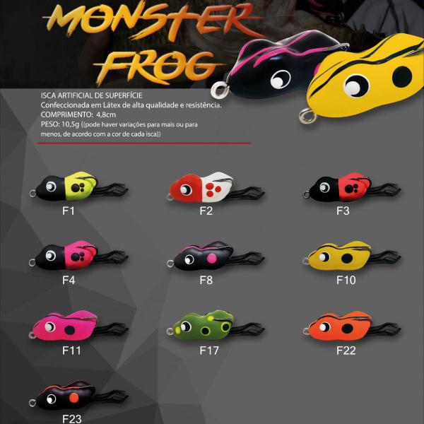 Imagem de Isca Frog Matadeira Monster Frog 4,8cm Sapinho Pesca Traira