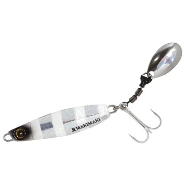 Imagem de Isca Hayabusa Jig Jack Eye MAKIMAKI 7g - 4,3cm  Cor 5 Silver AO Luminous Zebra