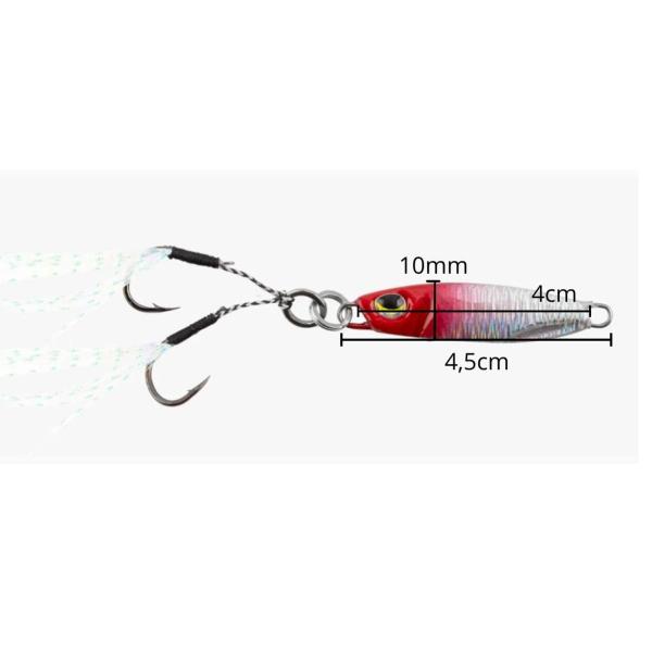 Imagem de Isca Jig Typ 10g Red Head - Albatroz