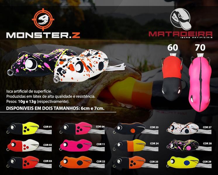 Imagem de Isca Matadeira Monster.Z 60 - F25 Frog Sapinho Para Traira