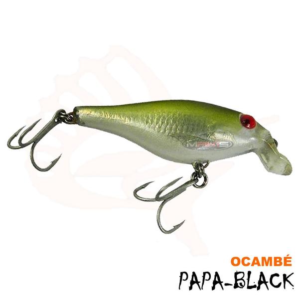 Imagem de Isca p/ Pantanal Ocambé Papa Black 7cm 10,5gr Pesca Tudo