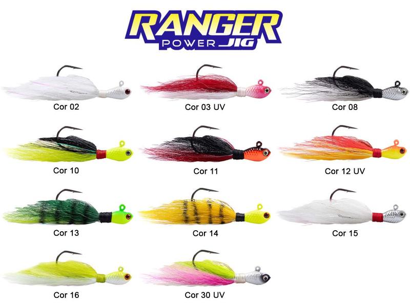 Imagem de Isca Streamer Ranger Power Jig 15g 5/0 - Várias Cores