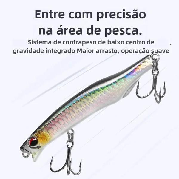 Imagem de Iscas Artificiais de Pesca Tipo Lápis - 8g, 11g, 14,5g, 17,5g e 20g