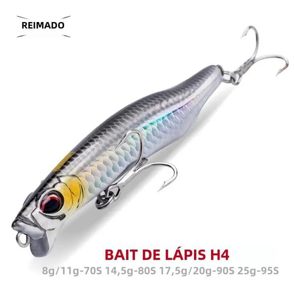 Imagem de Iscas Artificiais de Pesca Tipo Lápis - 8g, 11g, 14,5g, 17,5g e 20g