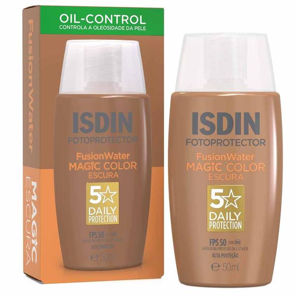 ISDIN Protetor Solar Facial Fusion Water Magic Color FPS50 ISDIN Protetor Solar Facial Fusion Water Magic Color FPS50
