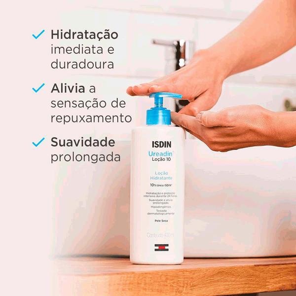 Imagem de Isdin Ureadin 10 Kit com 2 Unidades  Loção Hidratante Corporal  400ml