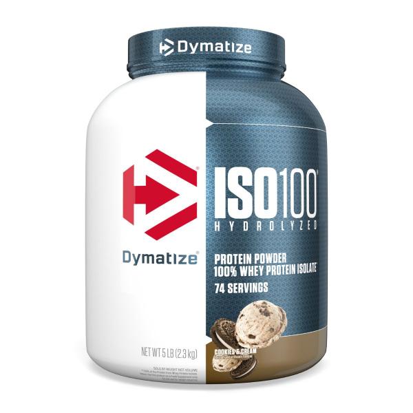 Imagem de Iso 100 Whey Cookies Cream 5lb 2300g Nutrition  Dymatize