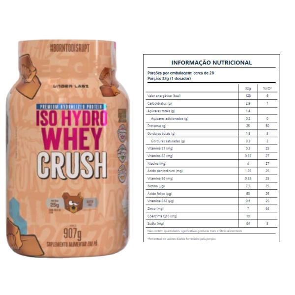 Iso Hydro Whey Crush 900g Under Labz Imagem de Iso Hydro Whey Crush 900g Under Labz