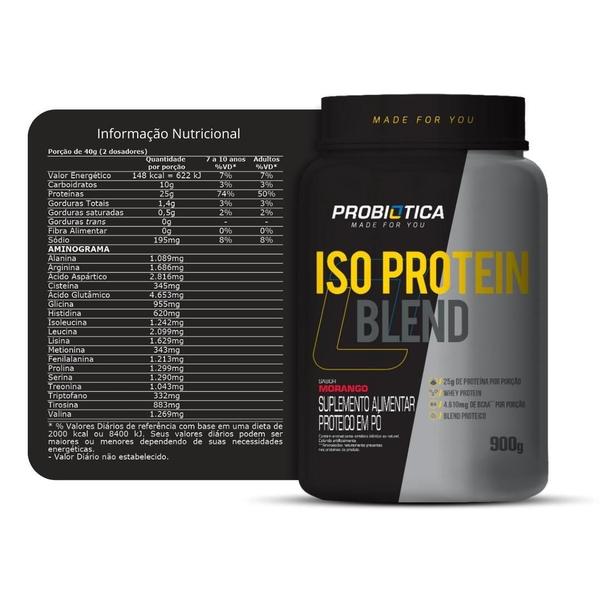 Imagem de Iso protein blend pote 900g - probiotica