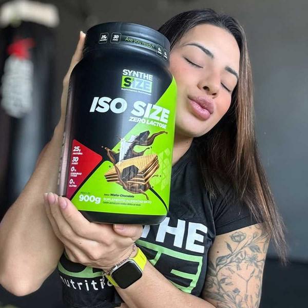 Iso Size Zero Lactose 900g Sabor Wafer Cookies Synthesize - Whey