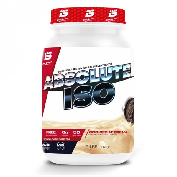 Imagem de Iso Whey Isolado Original Absolute Iso Bio Sport  907g