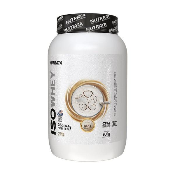 Iso whey sabor coco 900g - nutrata Imagem de Iso whey sabor coco 900g - nutrata
