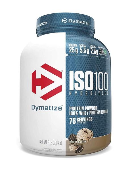 Imagem de Iso100 hidrolyzed 76 serv cookies cream 5lb 2,3kg - dymatize