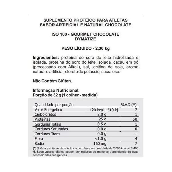 Imagem de Iso100 hidrolyzed - gourmet chocolate 5lb 2,3kg