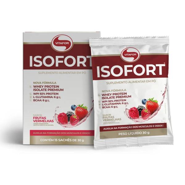 ISOFORT 15 SACHES 30G - Vitafor Imagem de ISOFORT 15 SACHES 30G - Vitafor