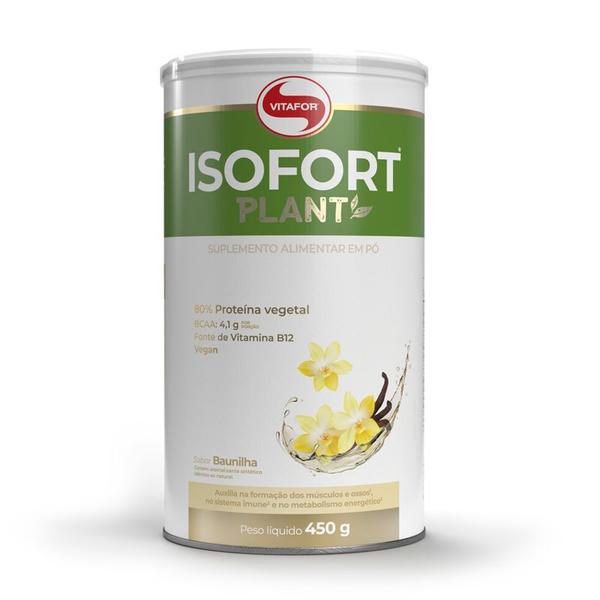 Imagem de Isofort Plant Vitafor Vegano Sabor Baunilha 450G