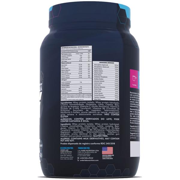 Imagem de Isohydro++ Flexx Whey Protein 907g Proteina Isolada e Hidrolisada Under Labz Varios Sabores