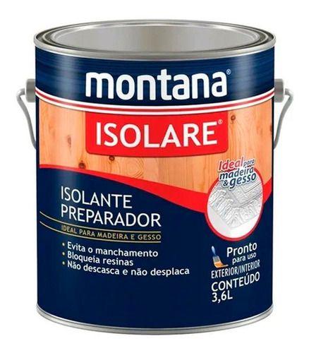 Imagem de Isolare Verniz Isolante Para Madeiras Incolor 3,6 Lt Montana