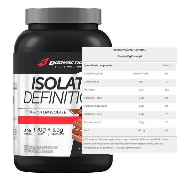 Isolate Definition (900G) Body Action - Chocolate Imagem de Isolate Definition (900G) Body Action - Chocolate
