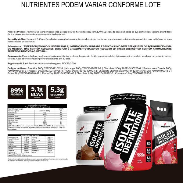 Isolate Definition Body Action - 1.8kg Imagem de Isolate Definition Body Action - 1.8kg