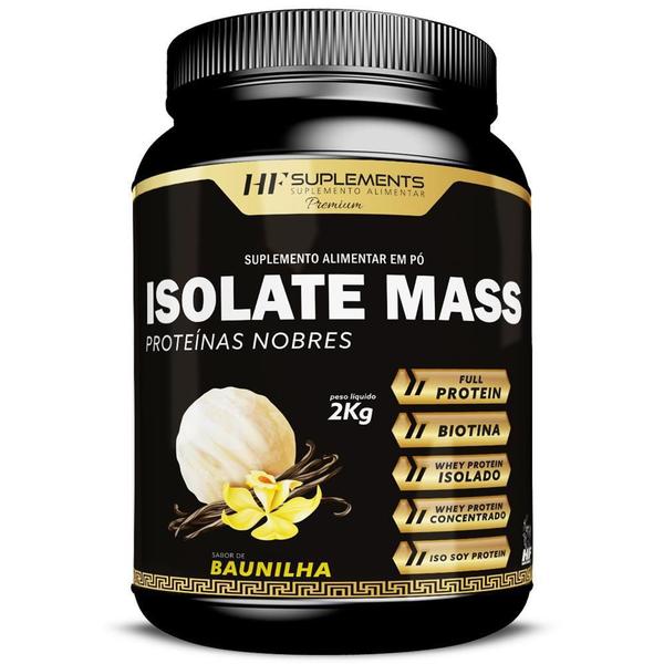 Imagem de Isolate Mass Hipercalorico Proteinas Nobres 2 Kg Baunilha