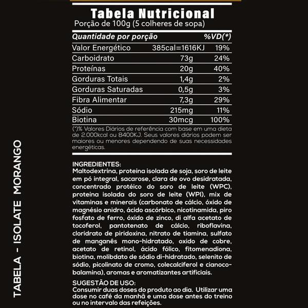 Imagem de Isolate Mass Proteínas Nobres 2kg - HF Suplements