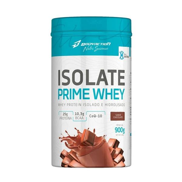 Isolate Prime Whey (900g) - Sabor Chocolate - Body Action Imagem de Isolate Prime Whey (900g) - Sabor Chocolate