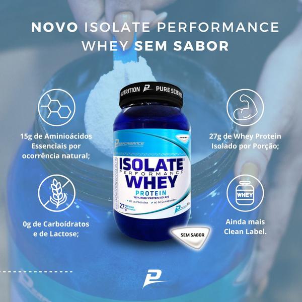 Imagem de Isolate Whey Protein Performance Proteína Isolada 909g