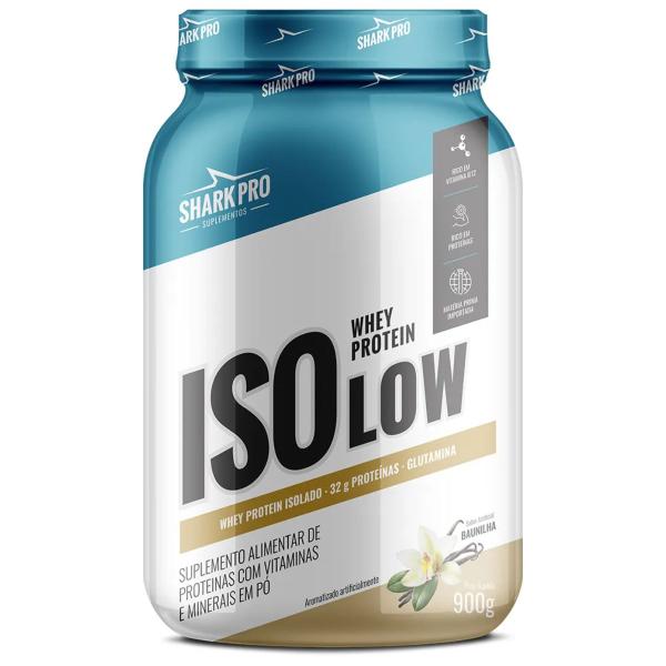 Imagem de Isolow - Whey Protein Isolado Pote 900g Shark Pro