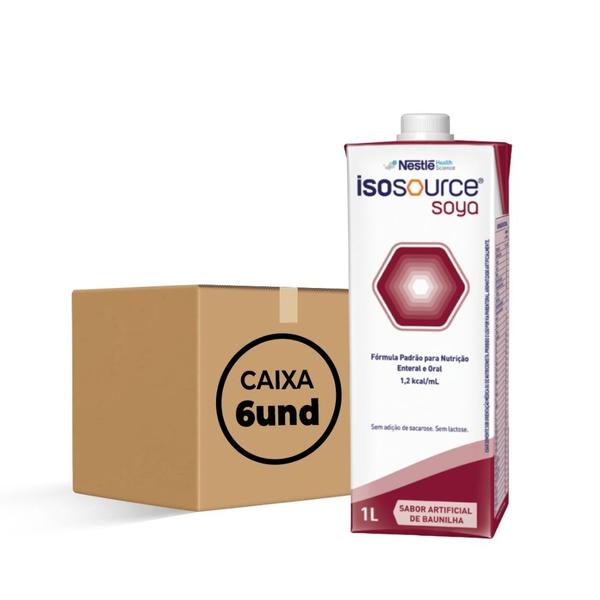 Isosource soya 1.2kcal/ml 1l (cx c/06) - nestlé Imagem de Isosource soya 1.2kcal/ml 1l (cx c/06) - nestlé
