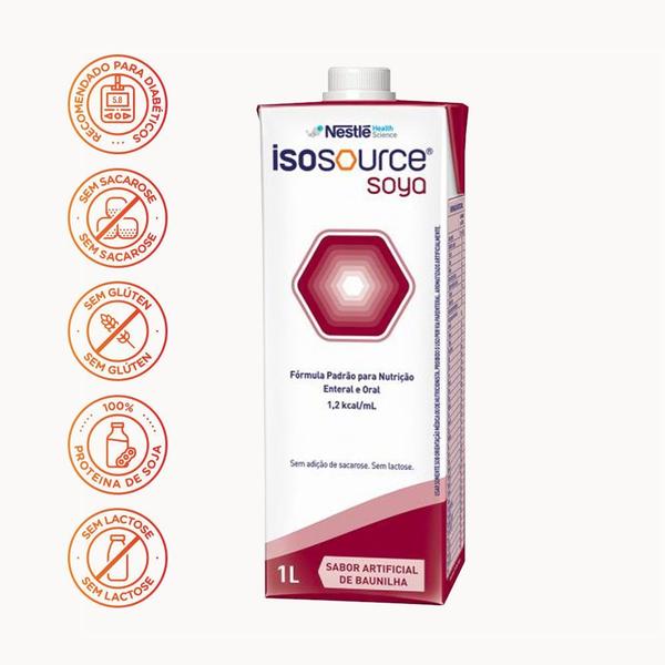 Imagem de Isosource soya 1.2kcal/ml 1l - nestlé