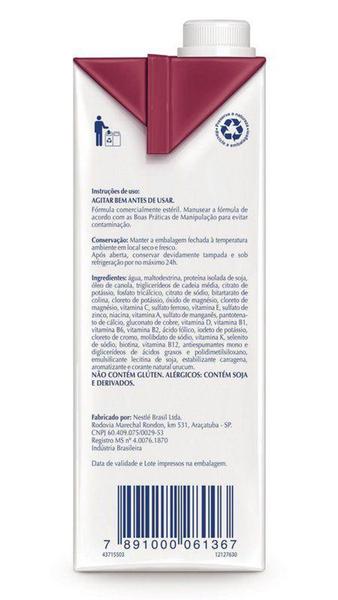 Isosource Soya - 1 L - Nestlé Health Science Imagem de Isosource Soya - 1 L - Nestlé Health Science