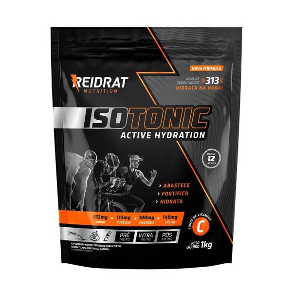 Isotônico Active Hydration Sabor Morango 1Kg Reidrat - Reidrat Nutrition Imagem de Isotônico Active Hydration Sabor Morango 1Kg Reidrat