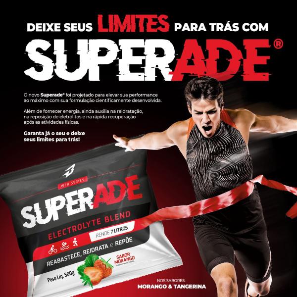 Imagem de Isotônico Endurance Superade 500g + Cãibroff 60 Caps Magnésio Potássio Beta Alanina Bodyaction