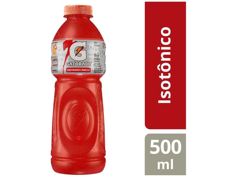 Isotônico Gatorade Morango e Maracujá 500ml Imagem de Isotônico Gatorade Morango e Maracujá 500ml