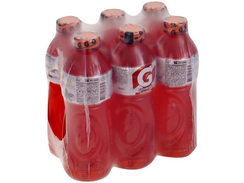 Isotônico Gatorade Pet Morango e Maracujá 500ml - 6 Unidades Imagem de Isotônico Gatorade Pet Morango e Maracujá 500ml - 6 Unidades