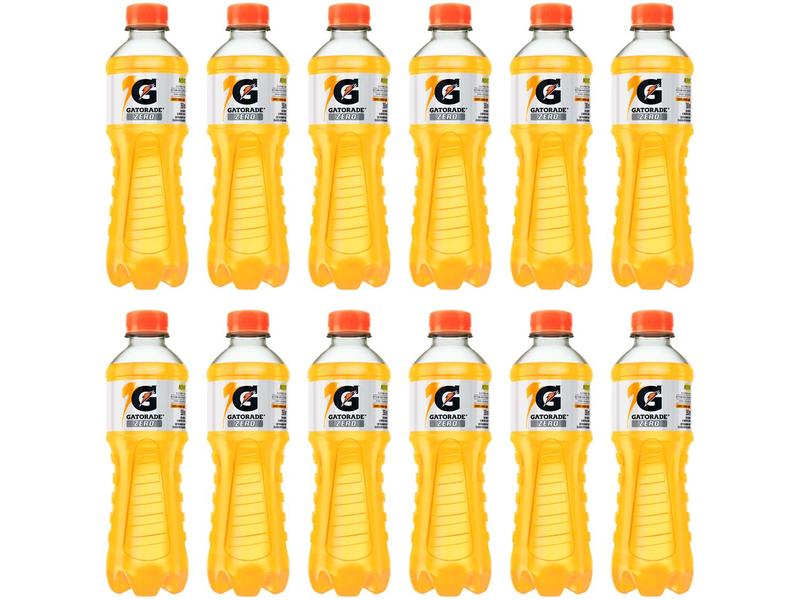 Isotônico Gatorade Zero Laranja Lima 350ml - 12 Unidades