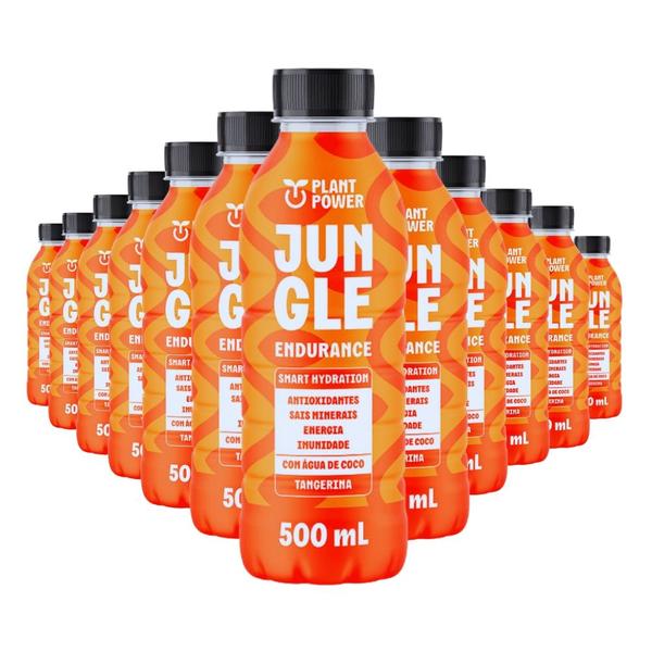Isotônico Jungle Tangerina Plant Power (12un de 500ml) Imagem de Isotônico Jungle Tangerina Plant Power (12un de 500ml)