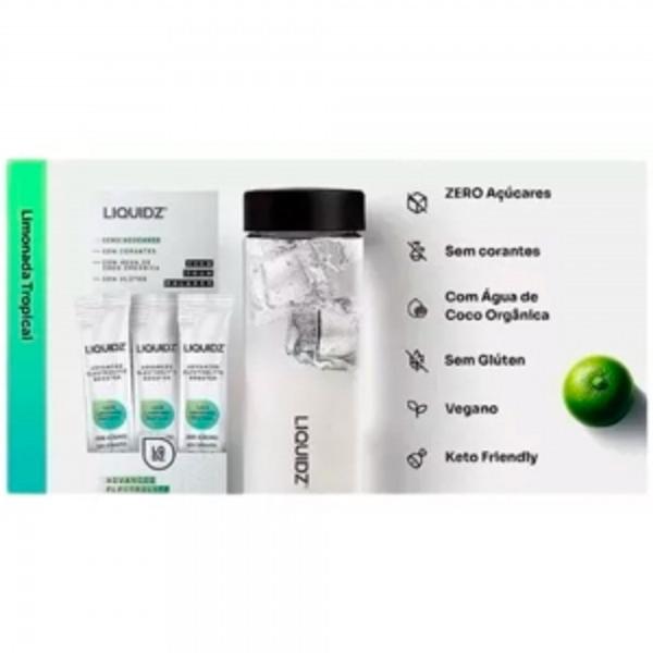 Isotônico Liquidz Sport Drink cx 14 Doses Sabor Limonada Imagem de Isotônico Liquidz Sport Drink cx 14 Doses Sabor Limonada