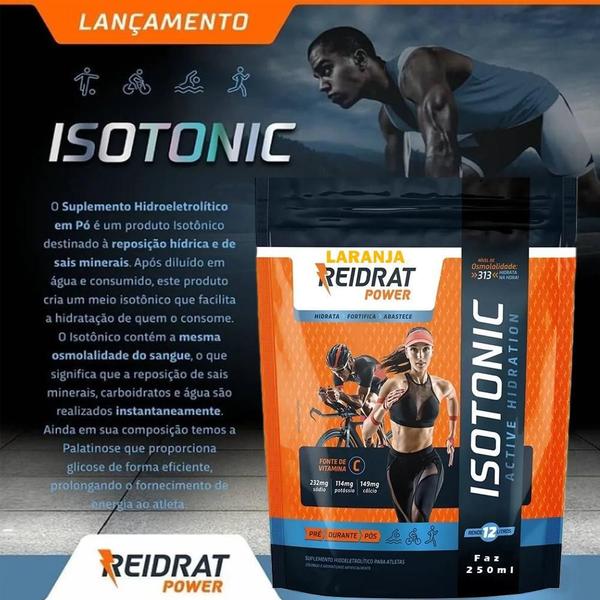 Imagem de Isotônico Reidrat Power 250Ml Laranja Kit 100