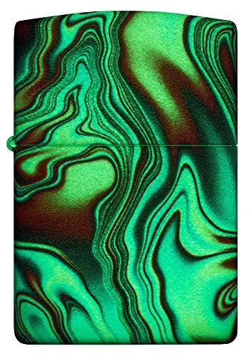 Imagem de Isqueiro de bolso Zippo Colorful Swirl Design Glow in the Dark