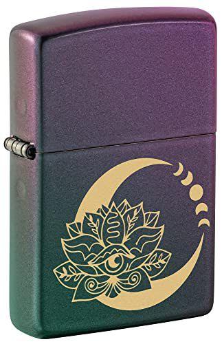 Imagem de Isqueiro de bolso Zippo Lotus Moon Design iridescente